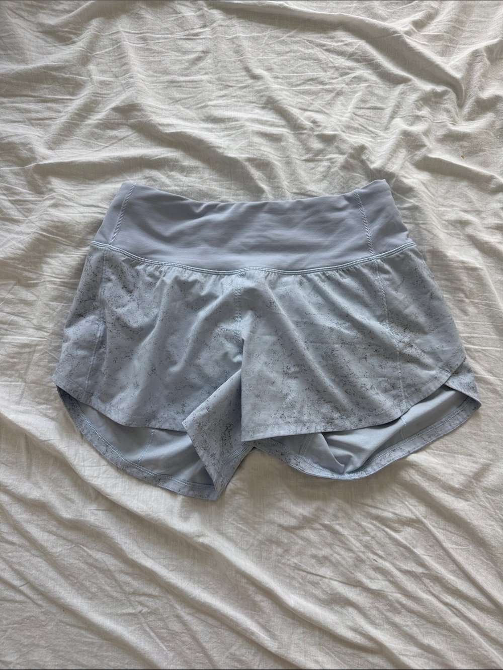 lululemon athletica Light Blue Athletic Shorts